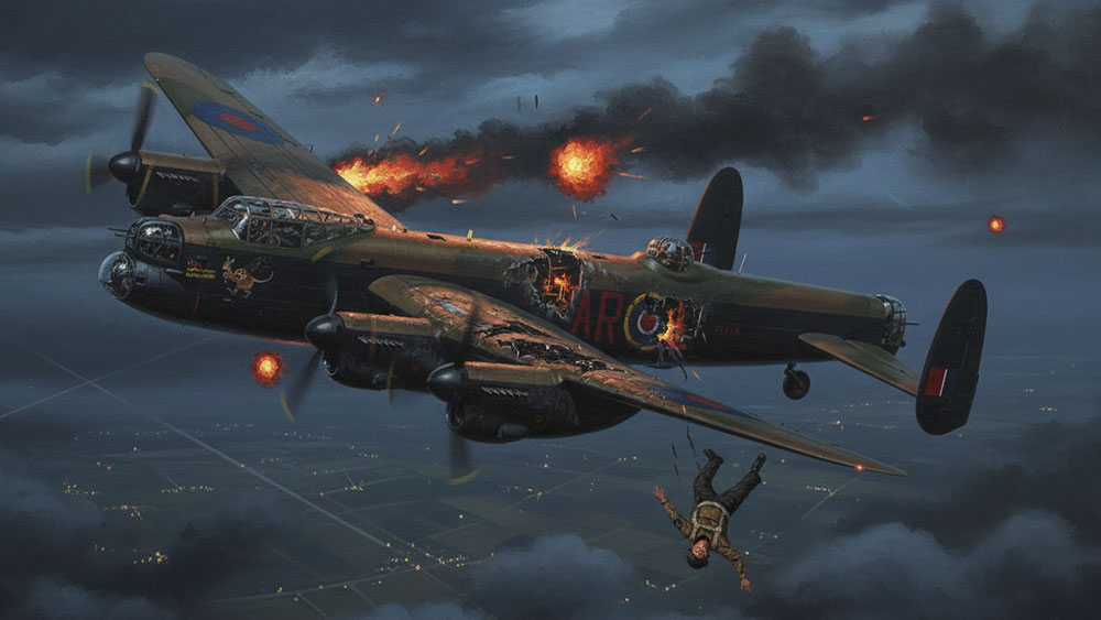 Nicholas Alkemade falls without a parachute