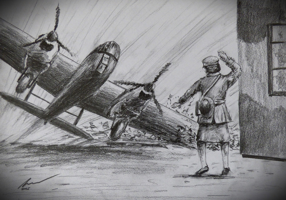 raf sleap control tower crash